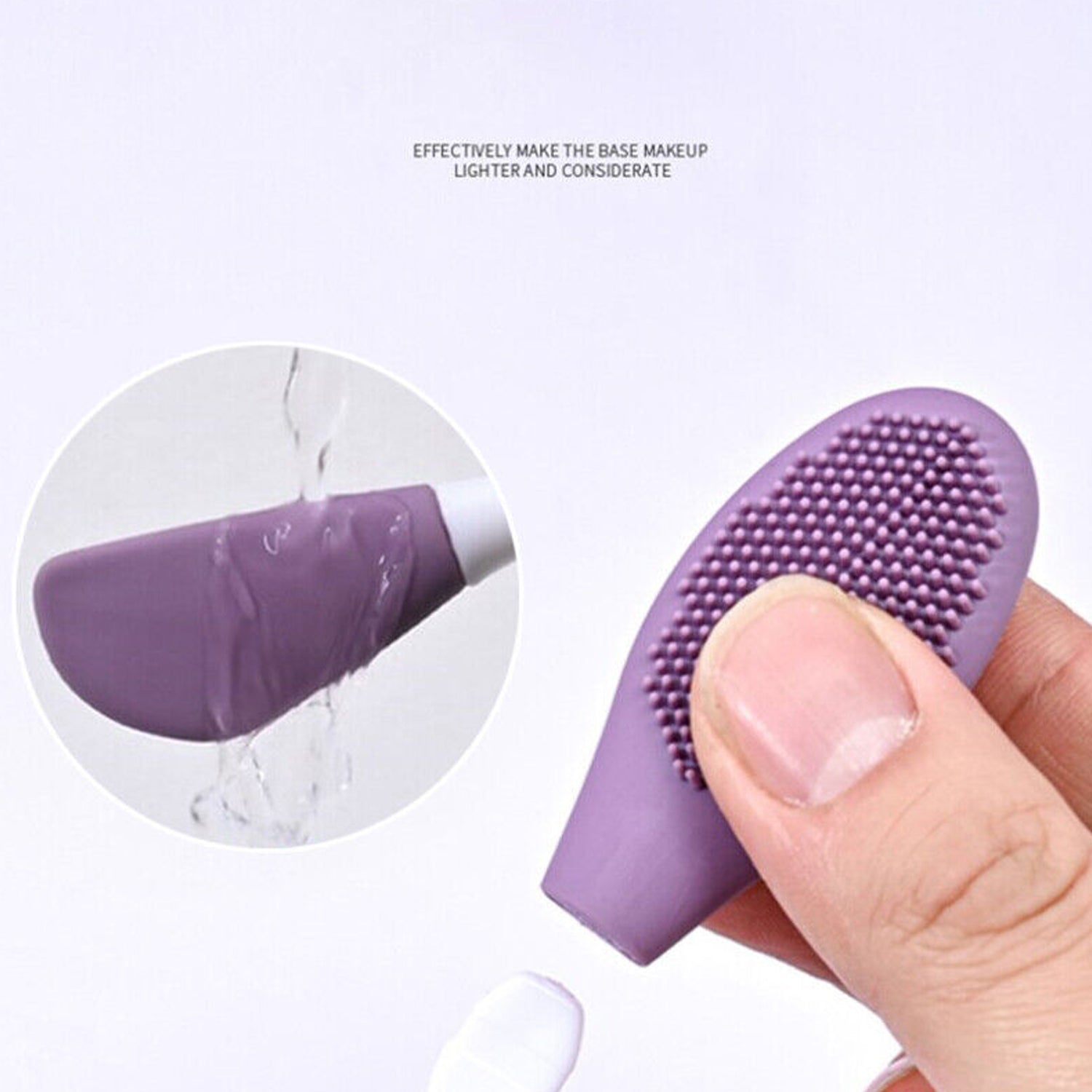 12532 Double-headed Silicone Mask Brush Face Cleansing and Applying Mud Mask Beauty Salon Special Brush Smear Tool Facial Scrub Silicone Wash Scrubber Face Tools (1 Pc) 12532 Double-headed Silicone Mask Brush Face Cleansing and Applying Mud Mask Beauty Salon Special Brush Smear Tool Facial Scrub Silicone Wash Scrubber Face Tools (1 Pc)